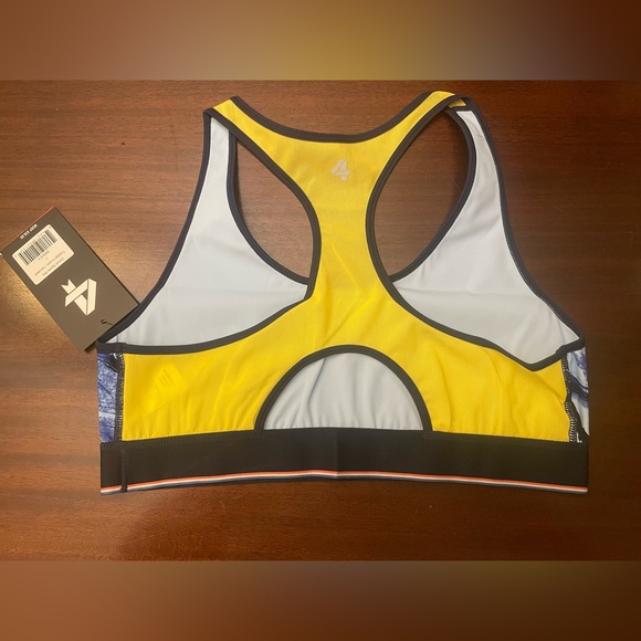 Fourlaps Circuit Sports Bra Twisted Acrylic Cerulean - Picture 2 of 6